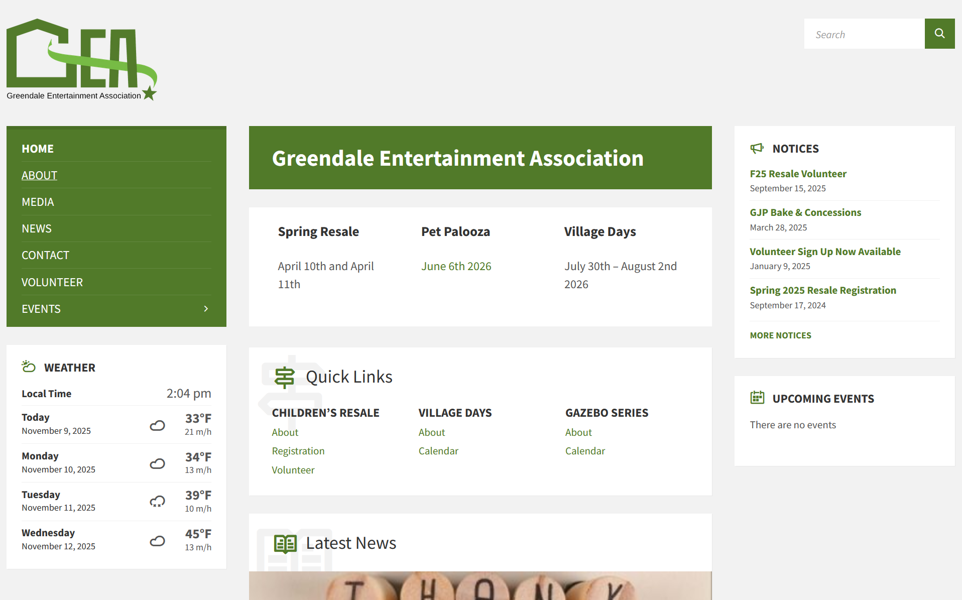 Greendale Entertainment Association screenshot